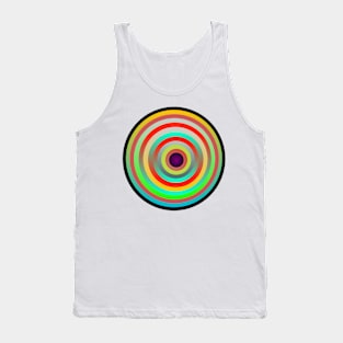 colorful circle Tank Top